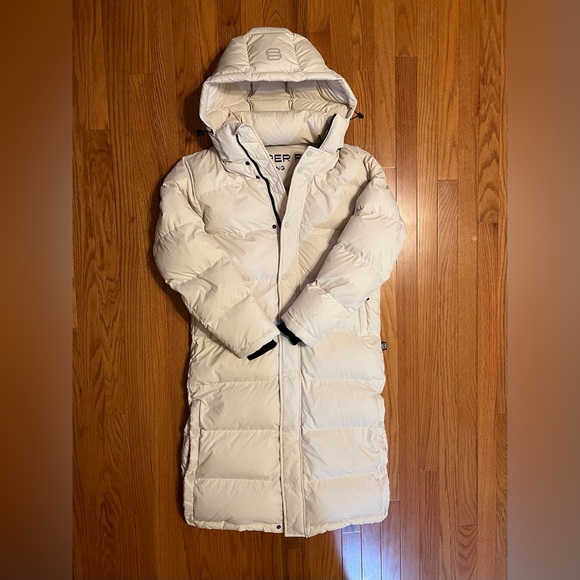 Aritzia Jackets & Blazers - The Aritzia Super Puff Long in Matte Pearl Size Small Puffer Jacket